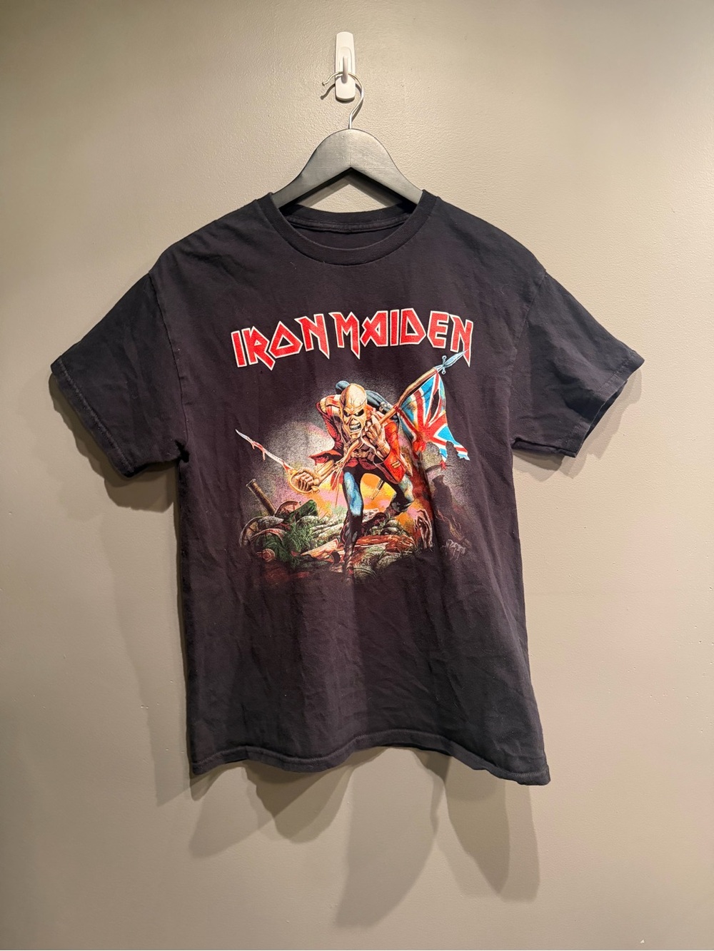 Iron Maiden Black Graphic Short Sleeve Tee